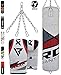 RDX Punching Bag UNFILLED Set Kick Boxing Heavy MMA Training with Gloves Punching Mitts Hanging Chain Muay Thai Martial Arts 4FT 5FT