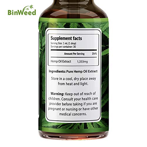 (2 Pack) Hemp Oil Extract 40,000MG for Pain & Stress Relief, Grown & Made in USA, Relieves Insomnia, Anxiety, Omega 3, 6, 9 for Better Skin, Nails & Hair