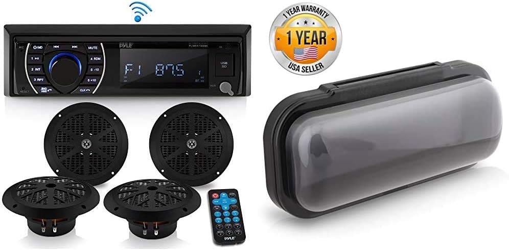marine boat radio and speakers