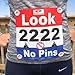BibBoards SNAP & Lock for Event/Race Bibs Pinless Race/Event Bib Number Fasteners (Safety Pin Replacement) (Finish Strong)