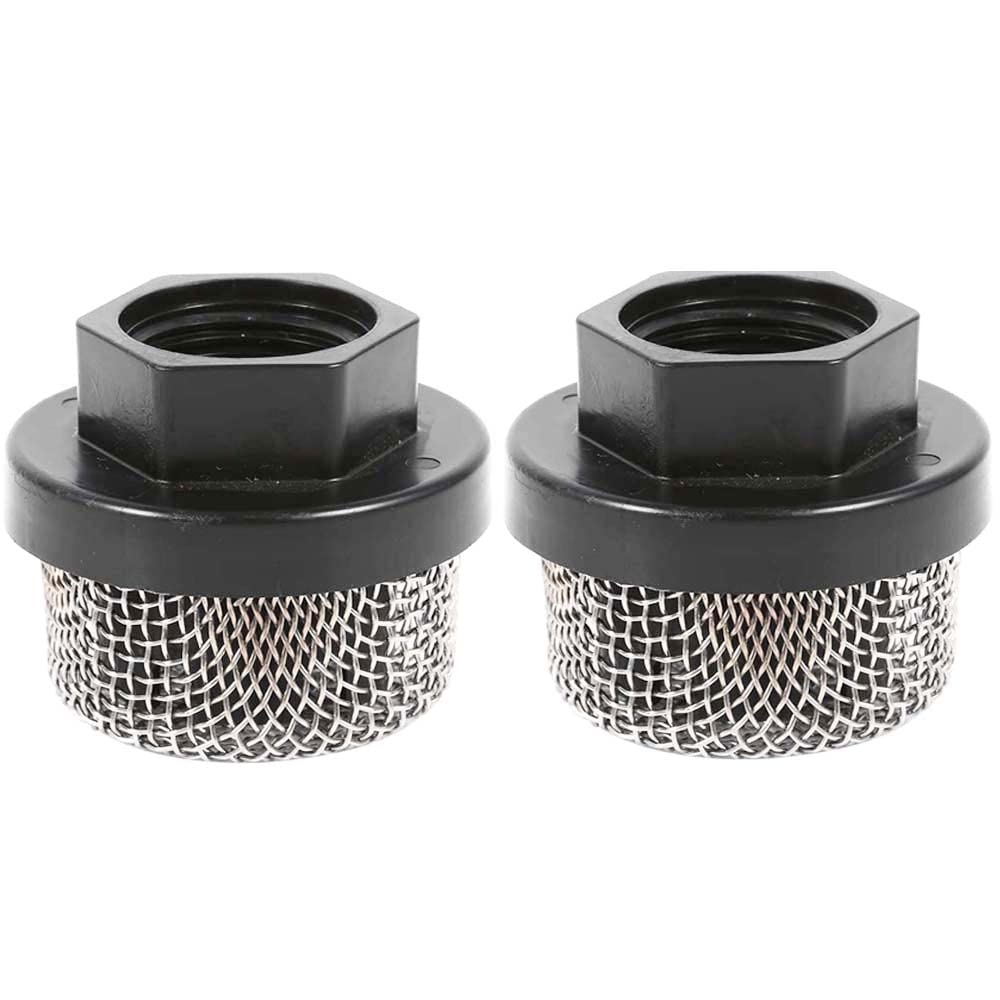 2PCS Garden Hose Strainer, Strainer Screen Mesh, Hose Inlet Strainer Filter, Sprayer Filter Inlet Suction Garden Hose Strainer Filter For Graco 390 Ultra 395 495 (7/8'')
