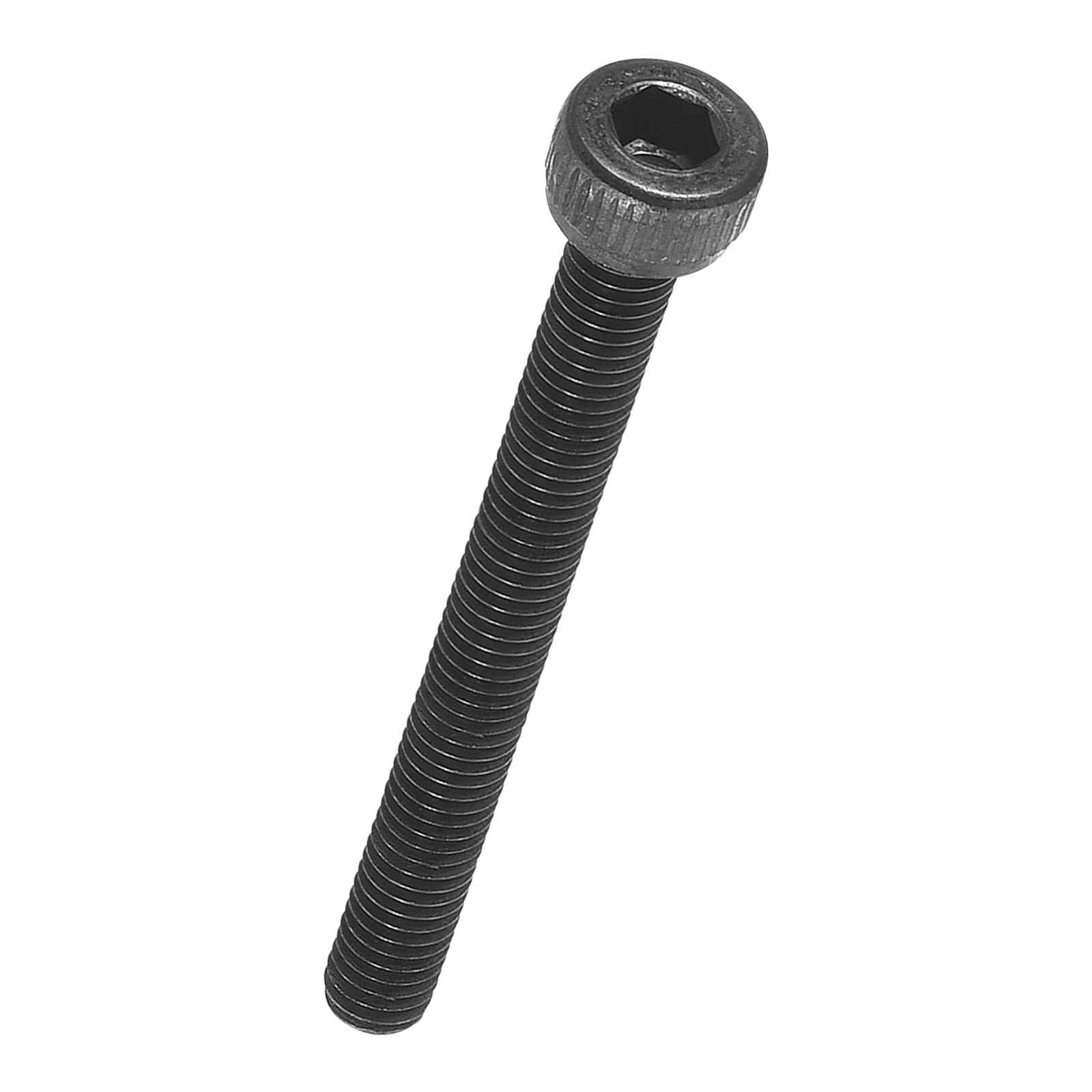 Kozelo 50pcs Socket Head Cap Screws - [M3-0.5 x 28mm] Alloy Steel Black Oxide Grade 12.9 Internal Hex Screw Full Thread for Industrial & Machinery Use, Black