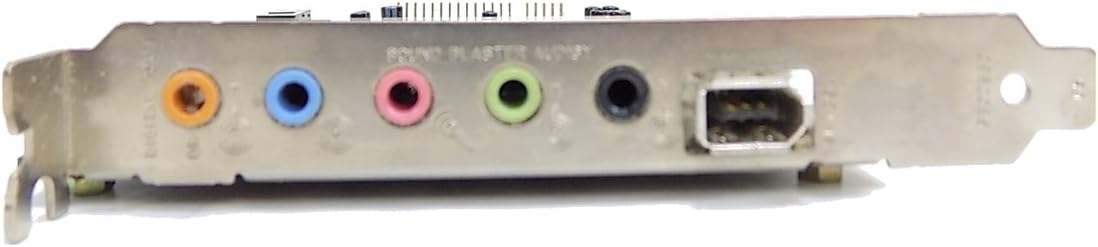 Amazon Com Creative Sb0090 Sound Blaster Audigy Eax Advance Hd Sb1394 5 1 Chl Sound Card Computers Accessories