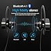 Bluetooth Headphones, LoHi Bluetooth V4.1 Wireless HD Stereo Powersports Accessories Over-Ear Audio & Video Accessories for Gym Running Workout 8 Hour (Bluetooth Headphone)