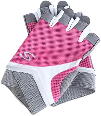 Phoenixes Outdoor Rowing Gloves Cycling Gloves Lifting Gloves Gym Gloves (Pink)