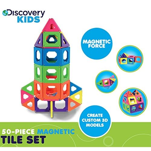 discovery magnetic blocks 51 piece set