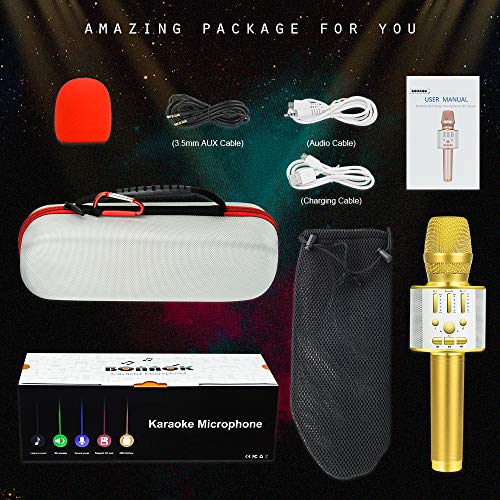 6 BONAOK+Upgraded+Bluetooth+Microphone+Rechargeable