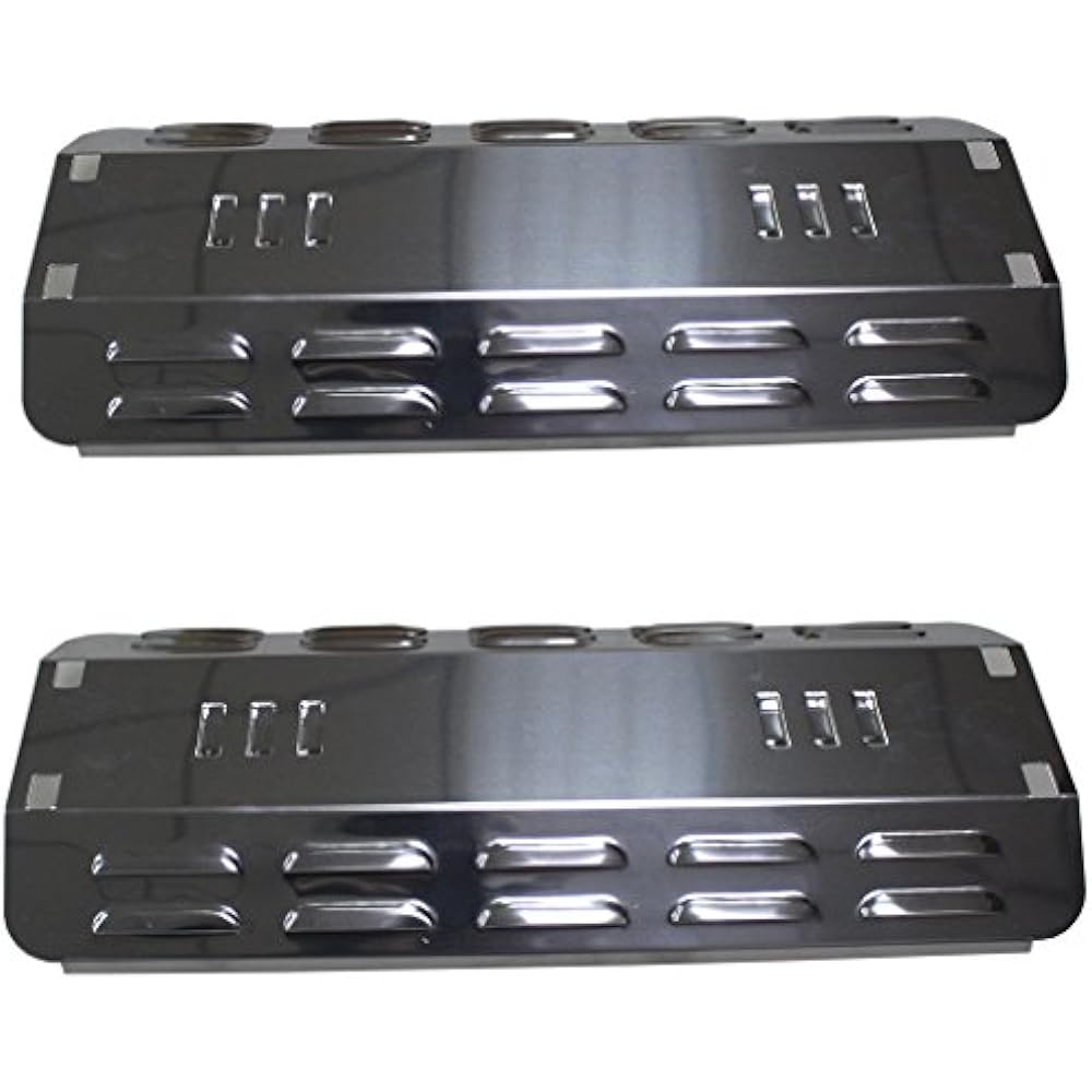 Stainless Steel Heat Plates (2Pack) For DynaGlo DGP350NP, Master
