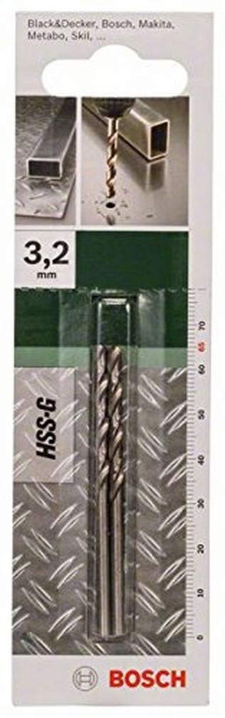 Bosch 2609255039 DIY Metal Drill Bit HSS-G 3.2 x 36 x 65 mm (2)
