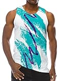 Loveternal Summer 3D Digital Printed Mens Sleeveless Tees Cool Tank Tops Crewneck Shirts