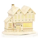 Lenox Christmas Village Post Office LED Lights Up