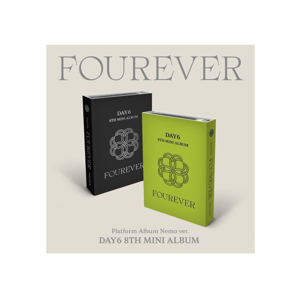Dreamus DAY6-8th Mini Album Fourever [PLATFORM ver.] (BLACK ver.)