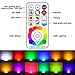 Yangcsl Remote Controlled A19 10W RGBW Color Changing LED Light Bulb, RGB + Daylight White, 60W Incandescent Bulb Equivalent, 120 Color Choice, E26 Medium Screw Base