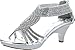 V-Luxury Womens Open Toe Med Heel Wedding Sandal Shoes