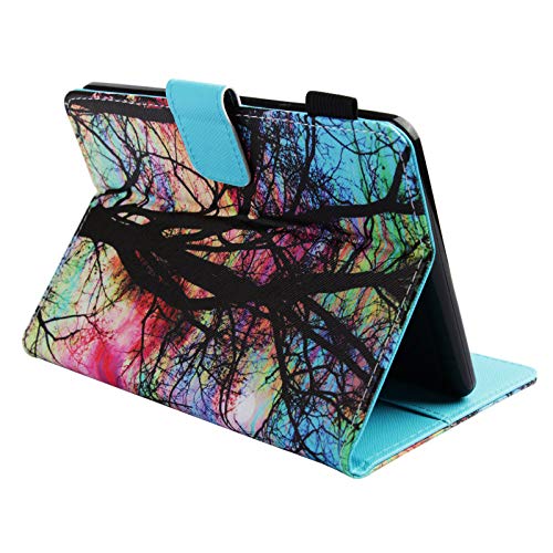 UUcovers Slimshell Case for All-New Kindle Paperwhite (10th Generation, 2018 Release) - Card &Cash Slots Cover with Auto Sleep/Wake for Amazon Kindle Paperwhite E-Reader, Sunset Forest