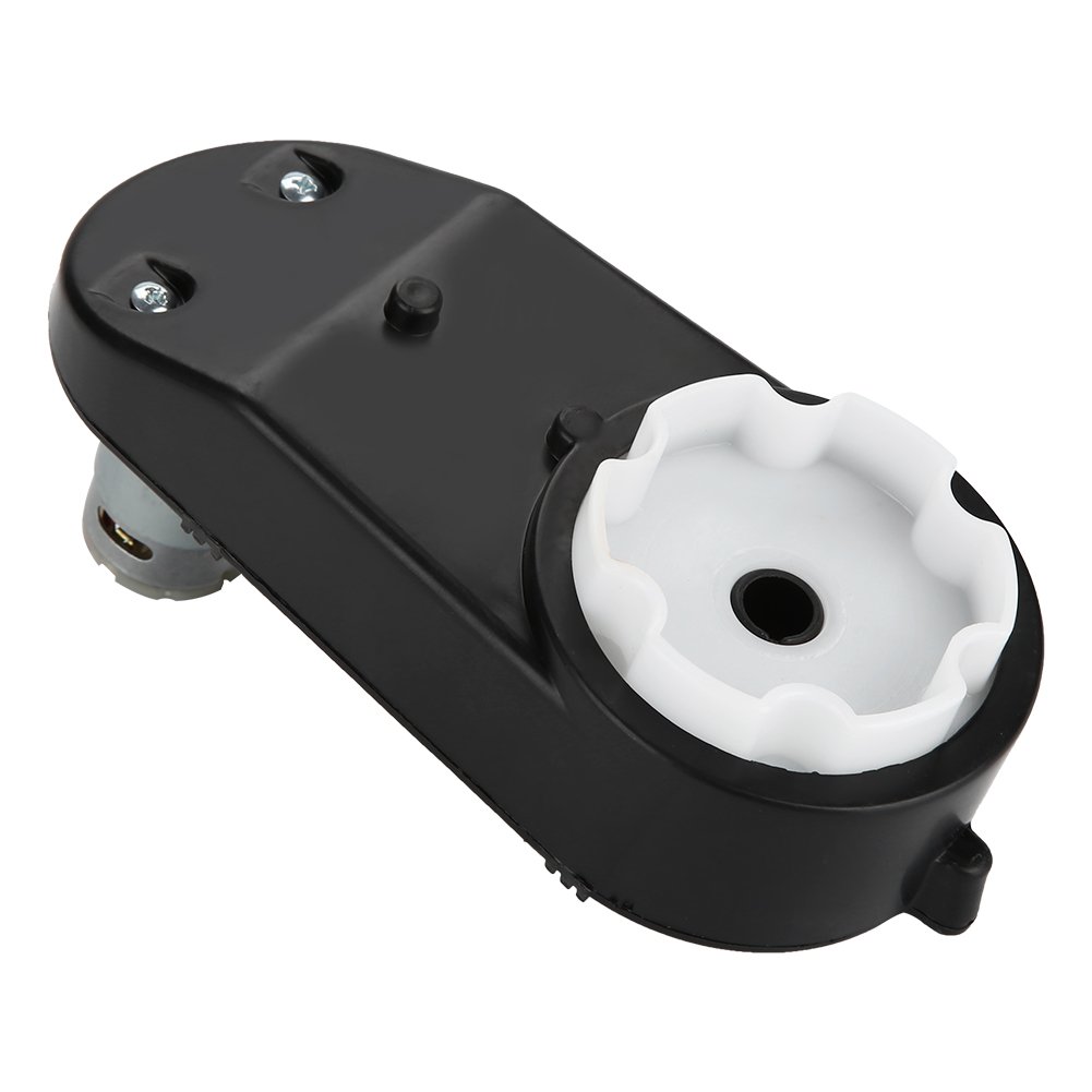 Gearbox with 6V/12V Motor, RS390 Electric Motor Gearbox 6V/12V 12000-20000RPM for Kids Electric Cars and Motorcycles High Speed RS390(6V 18000RPM)