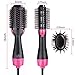 Hot Air Brush One-Step Hair Dryer & Volumizer, 4 in 1 Styler for Straightening, Curling, Salon Negative Ion brush Electric Blow Dryer Rotating Straightener Curl Brush For All hair reduce Frizzthumb 4