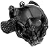 Men's Vintage Gothic Biker Dragon Claws Alien Skull Stainless Steel Ring Black