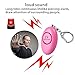 Personal Self Defence Alarm 120DB SOS Emergency Alarm Safety Alarm Keychain For Women,Kids,Girls,Superior,Elderly,Explorer Self Defense Electronic with Pripaso (2pack,Pink)