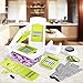 Vegetable Chopper, WOKOKO Food Chopper Cutter Onion Slicer Dicer Veggie Slicer Manual Mandoline for Garlic, Carrot, Potato, Tomato, Fruit, Salad