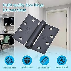 SORGMACH Self Closing Door Hinge 4-1/2 inch Matte