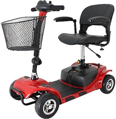 LS - ELECTRIC MOBILITY SCOOTER, 4-WHEEL (RED)