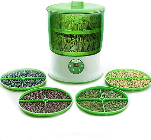 もやし栽培機 Bellelife もやし栽培マシン ２層大容量 もやし栽培キット 水耕栽培器 もやし育成マシン 自宅もやし栽培 もやし家庭菜園 スプラウト栽培 水耕栽培キット自宅もやし栽培 もやし 実用 超便利 健康的な生活様式 Gisestate Com