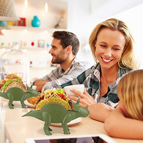 Funwares-TriceraTaco-Ultimate-Dinosaur-Stand-Holds-2-Top-Rated-Novelty-Taco-Holder