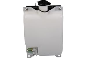 TRQ Windshield Washer Reservoir Compatible with 1995-2015 Kenworth C500 1995-1999 K300 2008-2019 T170 T270 1995-2008 T300 T370 1995-2019 T400 1995-1997 T450 1995-2007 T600A 2008-2018 T660 T800 W900