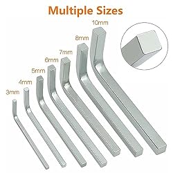 YEIXCIKA 7Pcs Square Head Wrench Set L Shaped