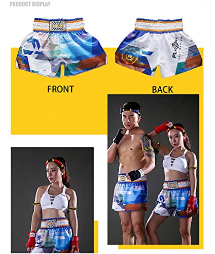 image for FLUORY Muay Thai Fight Shorts,MMA Shorts Clothing Training Cage Fighti