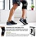 SB SOX Compression Knee Brace - Great Support That Stays in Place - Perfect for Recovery, Everyday Use - Best Treatment for Pain Relief, Meniscus Tear, Arthritis (Black/Gray, X-Large)