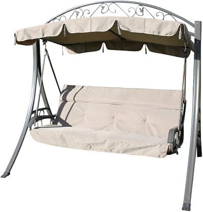 Garden Market Place Chatsworth 3-Seater Swing with Thick Cushions