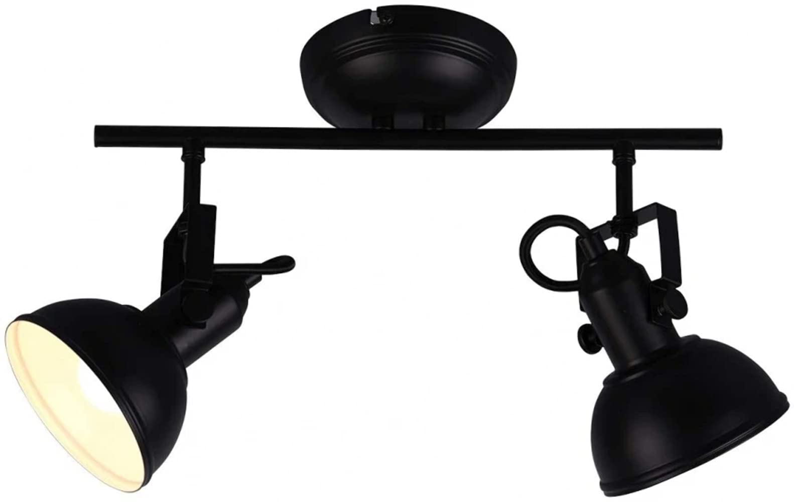 Reality Leuchten Gina R80152032 Ceiling Light Metal Black Matt Excl. 2X E14