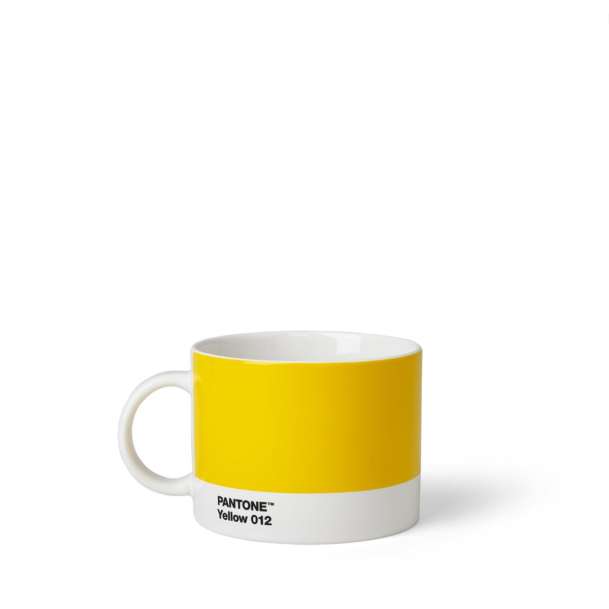 Copenhagen Design Pantone Cup, Tea/Coffee Mug, fine China (Ceramic), 475 ml, Yellow 012 C, 1 Count (Pack of 1)