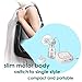 Double Electric Breast Pump, Gland Portable Breast Pump with 36 Levels Breast Milk Suction, Breast Massage, LCD Screen, Rechargeable Battery and Back-flow Protector