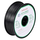HONGDAK, 3D Printer Filament, PLA Filament 1.75mm Dimensional Accuracy +/- 0.03 mm, 1kg Spool(2.2LBS), PLA-1000g-1.75mm-BLACK