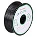 HONGDAK, 3D Printer Filament, PLA Filament 1.75mm Dimensional Accuracy +/- 0.03 mm, 1kg Spool(2.2LBS), PLA-1000g-1.75mm-BLACK