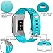 Maledan Replacement Bands Compatible for Fitbit Ionic, Teal, Large