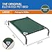 Coolaroo The Original Elevated Pet Bed, Large, Brunswick Greenthumb 4