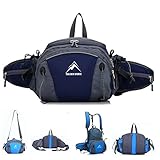 Hiking Waist Pack, MALEDEN Outdoor Water Resistant Lumbar Pack Bag with Water Bottle Holder and Shoulder Backpack for Camping Cycling Hunting and Travel Fanny Pack for Women Men