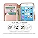 SOWOKO iPhone 6 Wallet Leather Case iPhone 6S Ultra Slim Flip Cover Credit Card Protective Case with Magnetic Closure for Apple iPhone 6/6S 4.7 inch (Rose Gold)