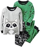 Carter's 4 Piece Raccoon PJ Set (Toddler/Kid)
