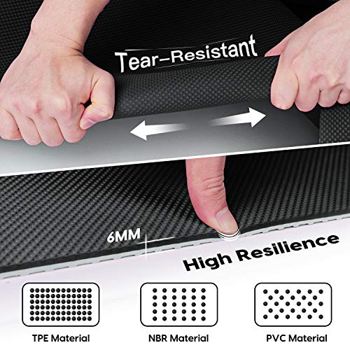 Saferell-Yogamatte-Gymnastikmatte-rutschfeste-aus-TPEHypoallergen-sportmatte-mit-TragegurtFitnessmatte-fuer-Yoga-Pilates-Fitness-Uebungen-und-GymnastikTrainingsmatte-183-cm-x-61-cm-x-06-cm