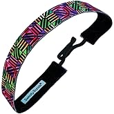 Sweaty Bands Womens Girls Headband - Non-Slip Velvet-Lined Workout Hairband - Don't Box Me In Pink 1-Inch