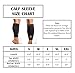 CopperSport Copper Compression Calf Sleeve Support - Suitable for Athletics, Tennis, Golf, Basketball, Sports, Weightlifting, Joint Pain Relief, Injury Recovery (Single Sleeve)