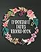 Important Dates Record Book: Important Dates Gift And Card Notebook