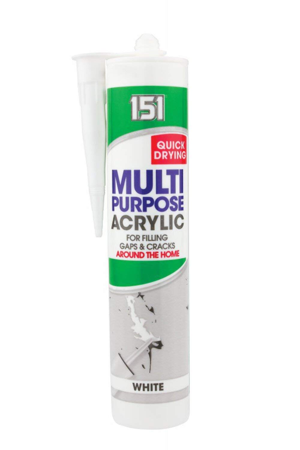 SEALANT - MULTI-PURPOSE WHITE ACRYLIC SEALANT FLEXI 310ML CARTRIDGE