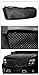 Topline Autopart Black Mesh Front Hood Bumper Grill Grille Cover ABS 07-14 Tahoe Suburban Avalanche