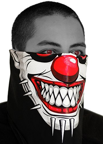 SFYNX 'Evil Clown' EDM Face Mask - Red Rave Bandana